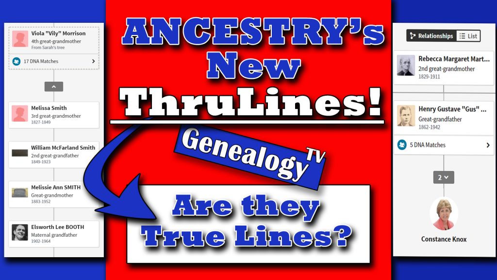 Ancestry's New Thrulines on GenealogyTV.org