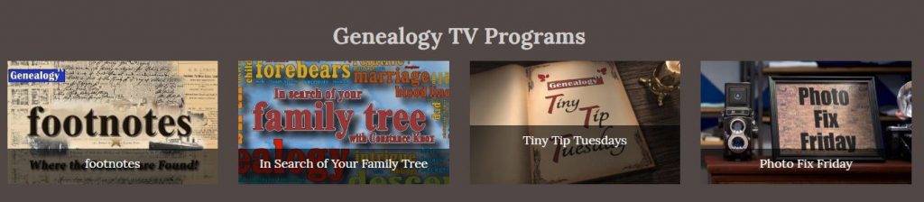 Genealogy TV programs