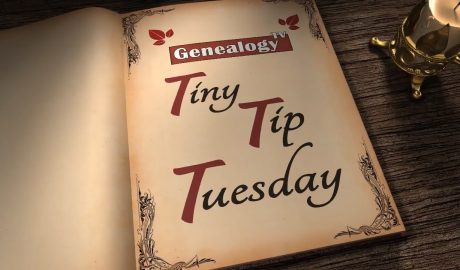 Tiny Tip Tuesday on Genealogy TV on GenealogyTV.org