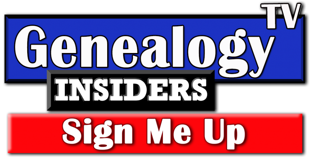 Genealogy TV Insiders Sign Up