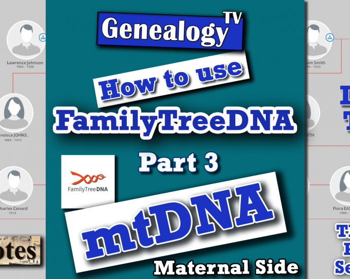 FamilyTreeDNA: Mitochondrial DNA Test (The Maternal Line) Part 3 of 3 - Genetic Genealogy