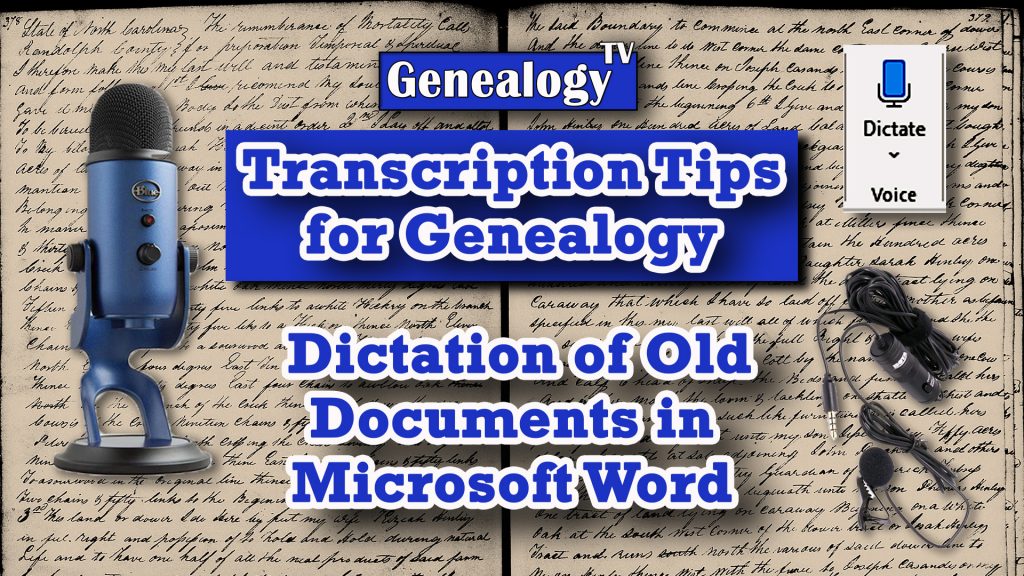 How to Transcribe Family History Documents into MS Word