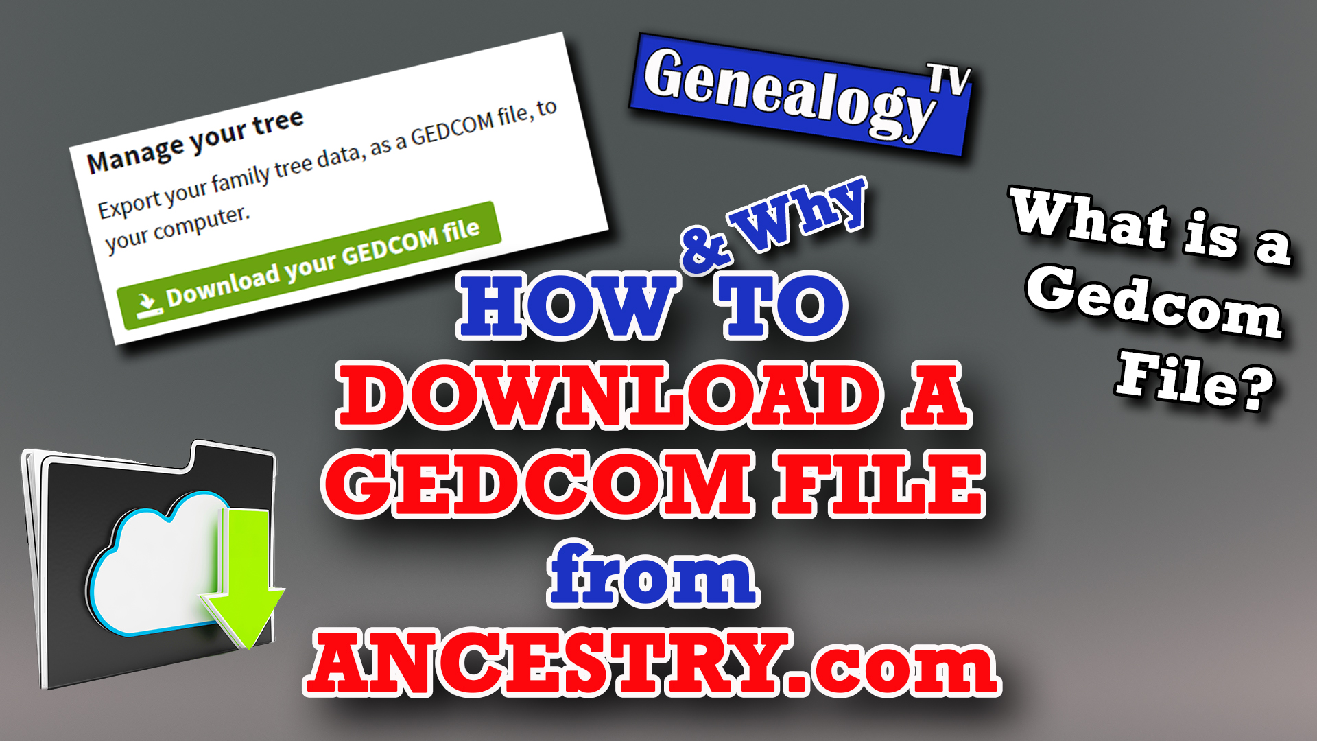 How to Download a Gedcom File from Ancestry.com (2020)