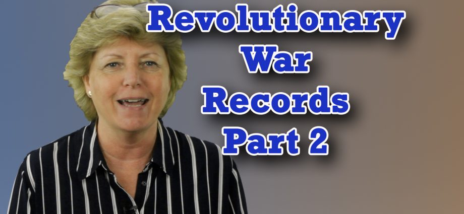 Revolutionary War Records for Genealogical Research