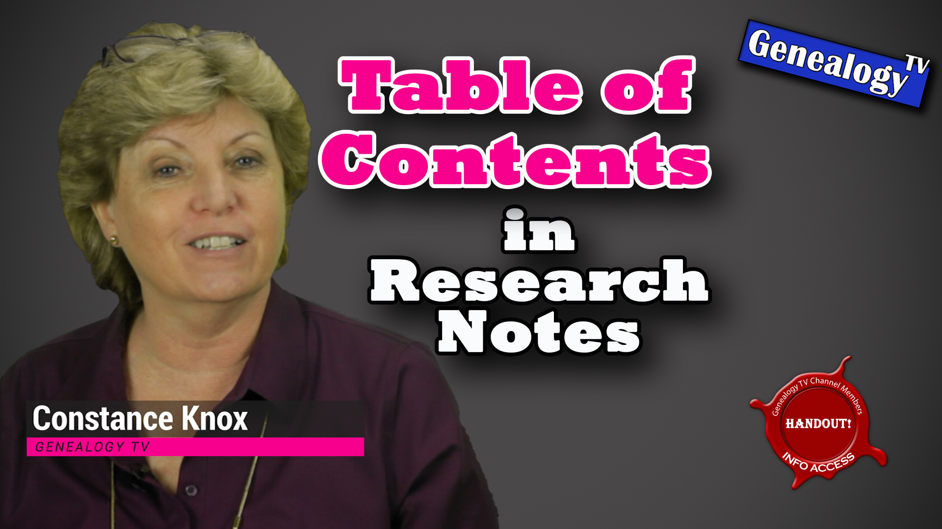 Add a Table of Contents to your Research Notes using MS Word