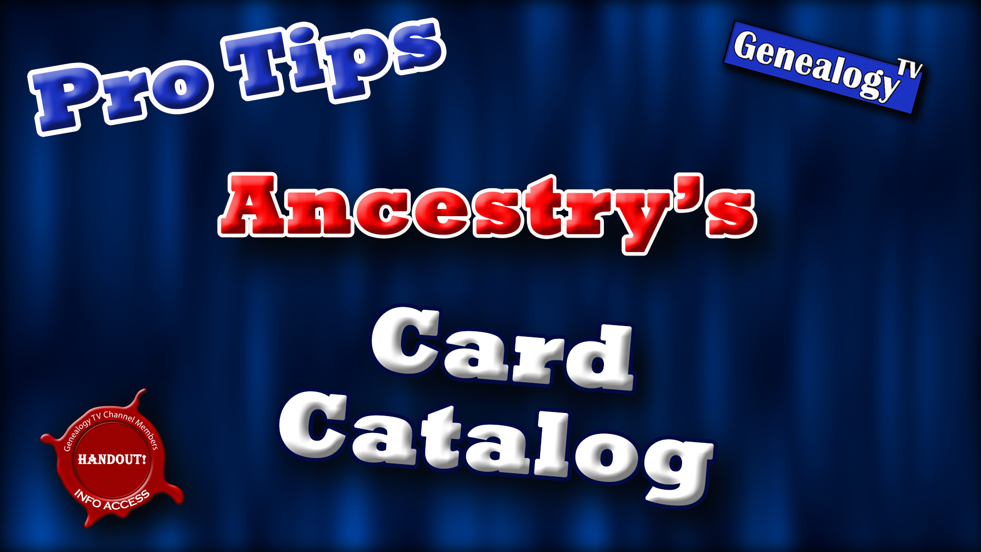 How to use the Card Catalog at Ancestry.com