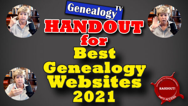 HANDOUT for Best 5 Online Resources for Genealogy