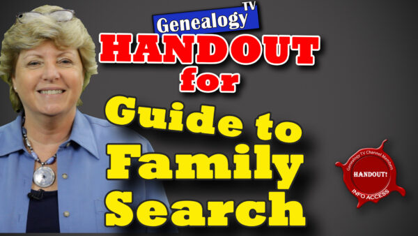 HANDOUT for Guide to FamilySearch.org