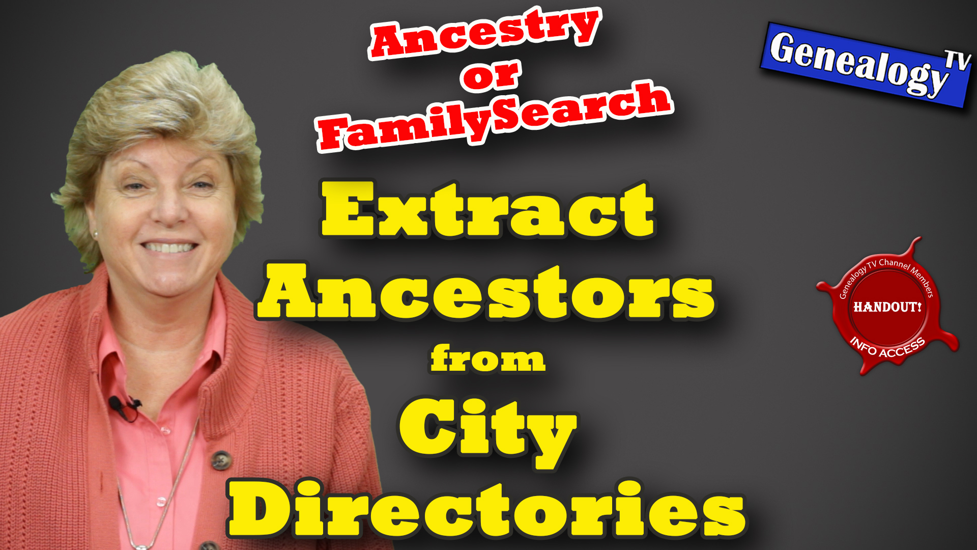 Extract Ancestors from City Directories