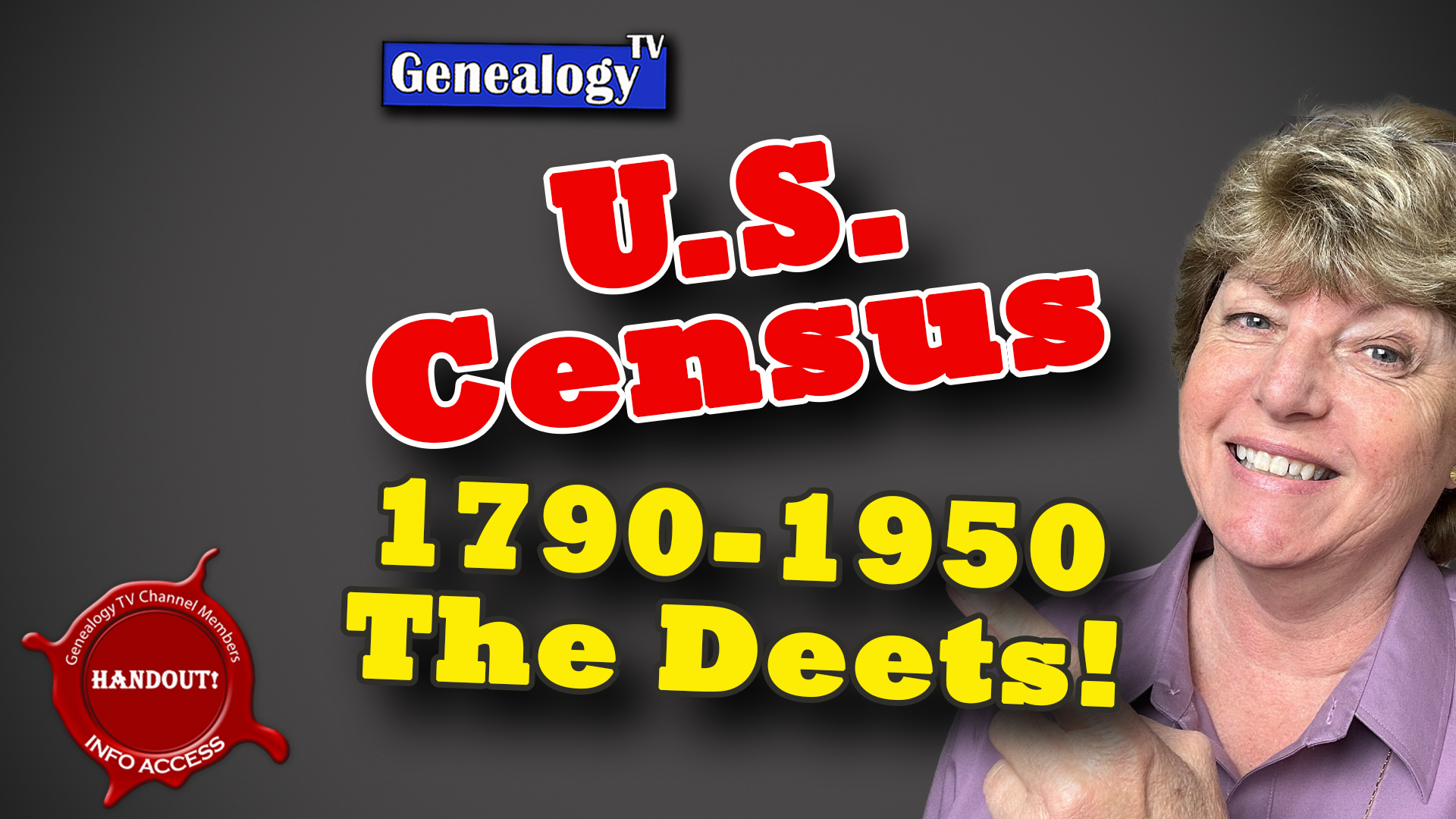 HANDOUT FOR U.S. Census 1790-1950 For Genealogy Research: Grow Your ...